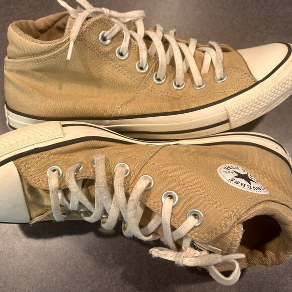 Converse Chuck Taylor All Star Malden Street Mid Shoes Womens 9 Taupe Brown..... - Picture 1 of 8